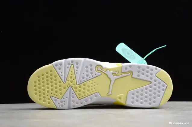 MaikeSneakers Floral (GS) Jordan 6 Yellow 543390-800 Dynamic Retro Air 0426